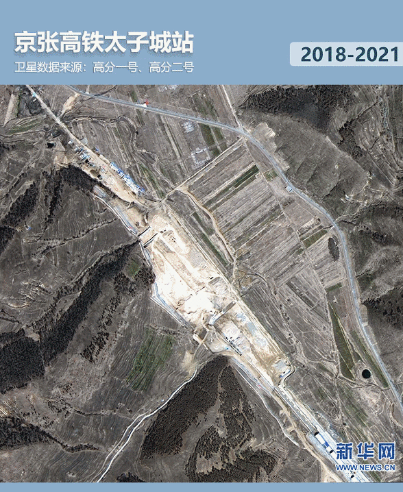 衛(wèi)星見證，這里如何變身“冬奧小城”