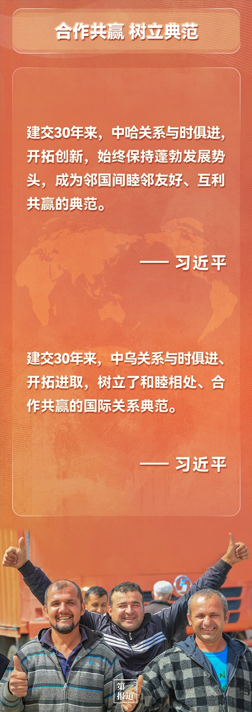 第一報(bào)道 | 建交三十年，習(xí)主席這樣評(píng)價(jià)與中亞五國(guó)關(guān)系