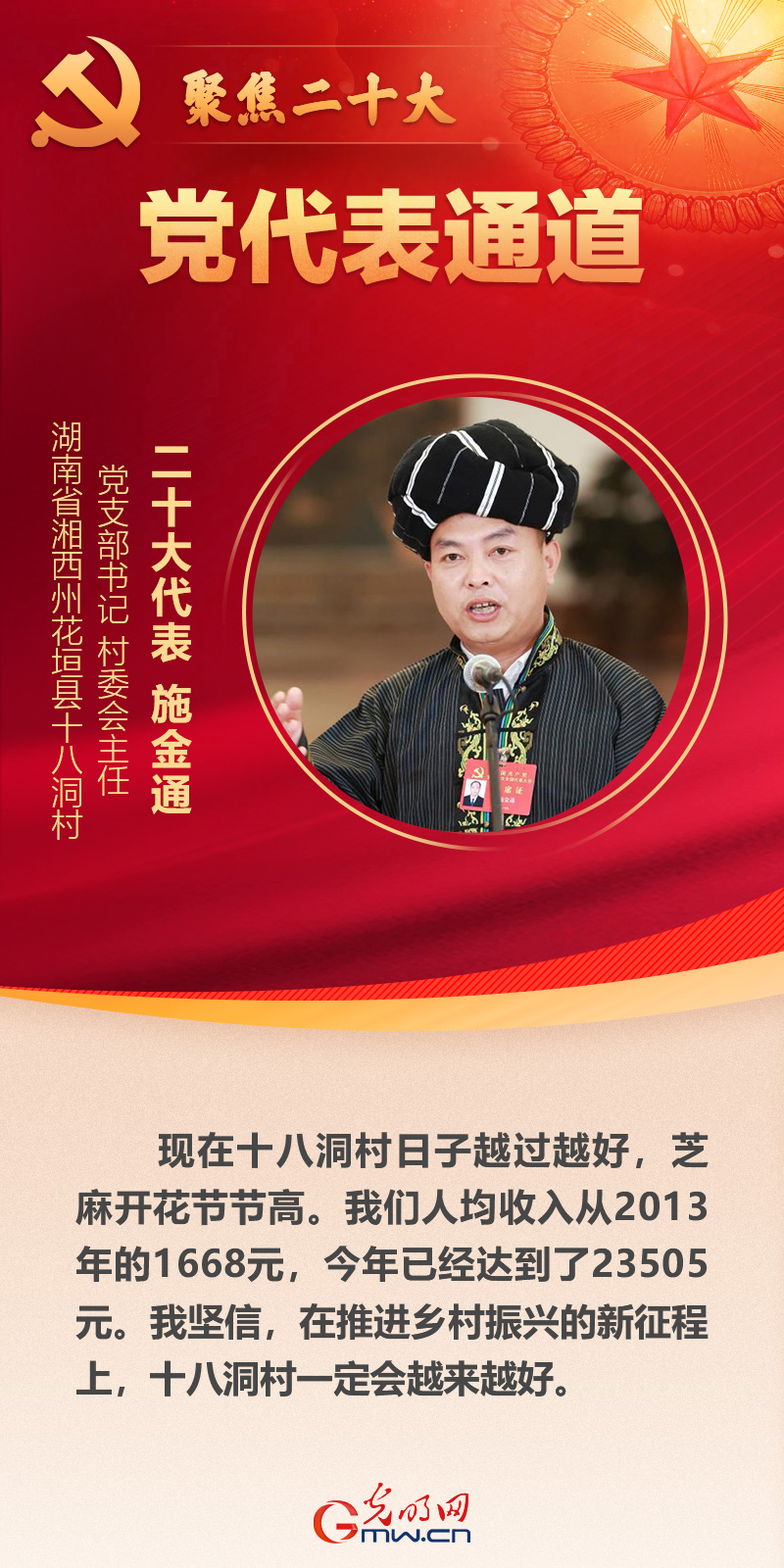 海報(bào)丨第二場“黨代表通道”開啟:凝心聚力邁向新征程