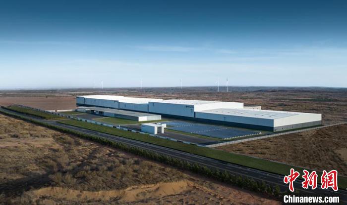 圖為鄂爾多斯零碳產(chǎn)業(yè)園(資料圖)?！?jiān)﹫D
