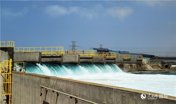 圖為取排水工程項(xiàng)目一景。人民網(wǎng)記者管克江攝