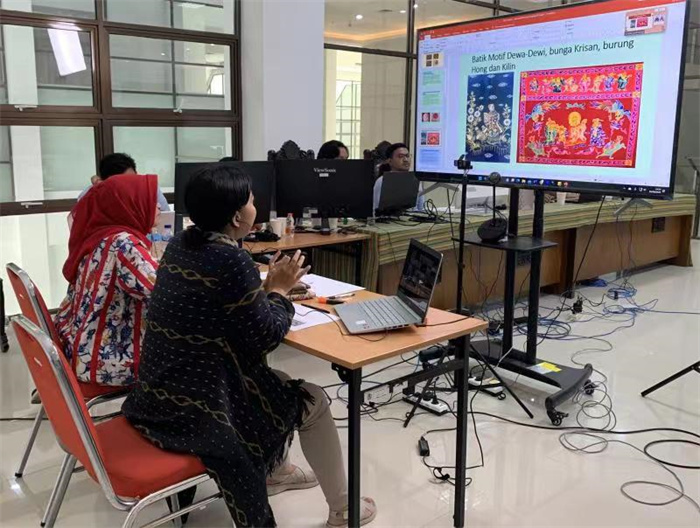 活動現(xiàn)場。供圖：印尼三一一大學孔子學院