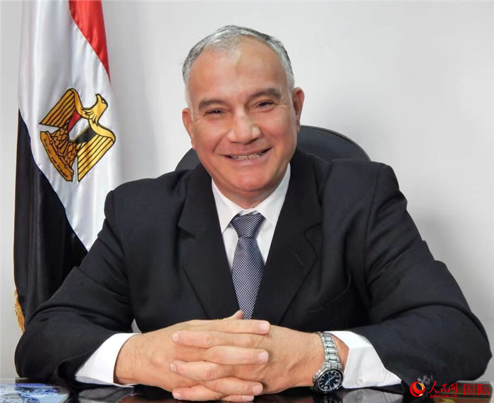 埃及著名國(guó)際問(wèn)題專家哈?！だ懿?。人民網(wǎng)記者 黃培昭攝