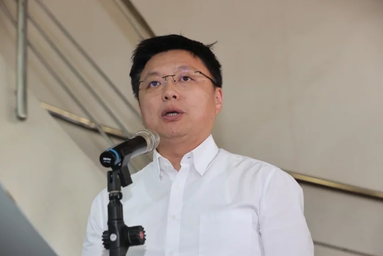 圖為趙天麟。圖片來源：臺灣《聯(lián)合報》劉學(xué)圣攝。