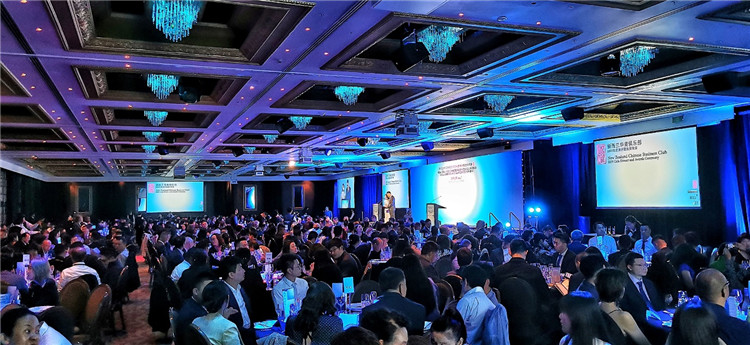 晚宴現(xiàn)場(chǎng)。攝影：百年圖片社