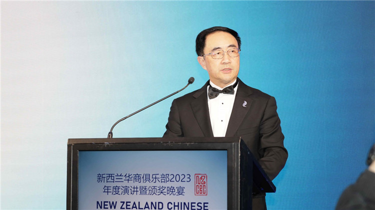 新西蘭華商聯(lián)合總會(huì)主席楊健。攝影：張凱