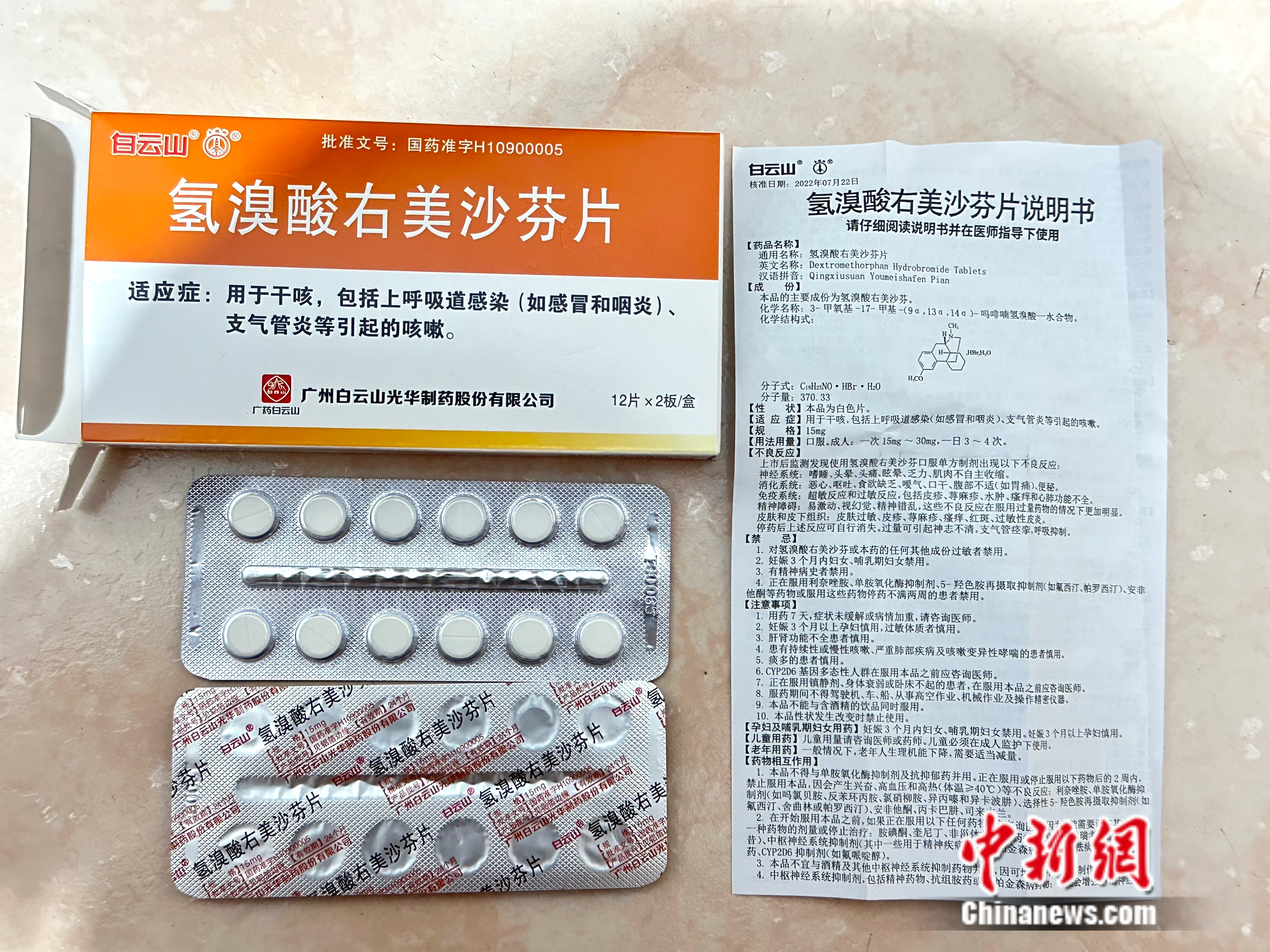 右美沙芬。受訪者供圖