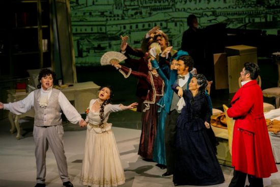 圖為《賈尼·斯基基》劇照。中國國家大劇院供圖。