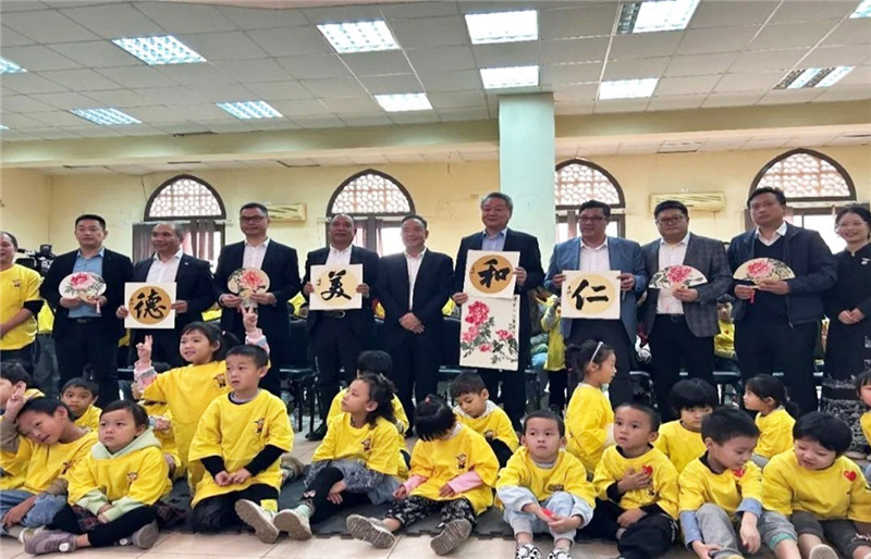 圖為2023“中華文化大樂園—埃及開羅營”閉幕式活動現(xiàn)場。主辦方供圖