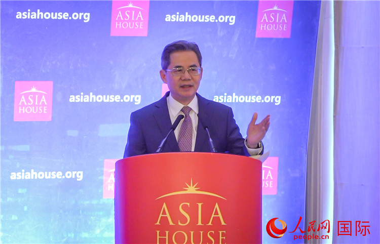 鄭澤光大使強(qiáng)調(diào)，中國經(jīng)濟(jì)長期向好的總趨勢(shì)不會(huì)改變。人民網(wǎng) 郭錦標(biāo)攝