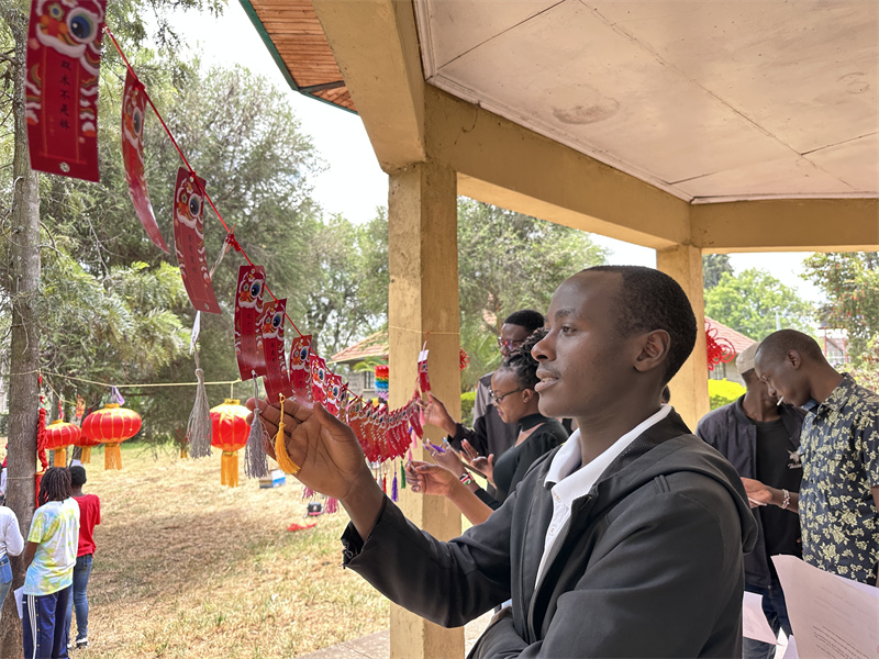 活動現(xiàn)場?？夏醽啺８耦D大學(xué)孔子學(xué)院供圖