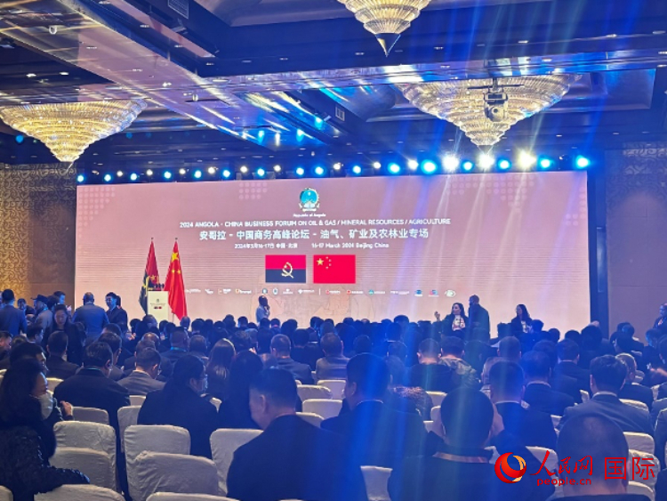 2024安哥拉—中國(guó)商務(wù)高峰論壇現(xiàn)場(chǎng)。人民網(wǎng)記者 張榮攝