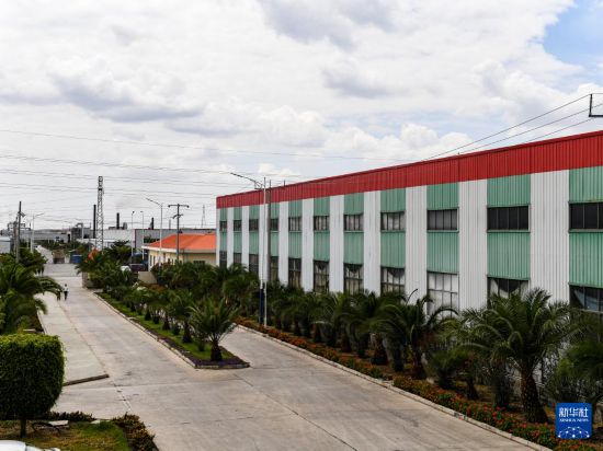 這是2024年2月16日在埃塞俄比亞杜凱姆市拍攝的東方工業(yè)園。 新華社記者 李亞輝 攝