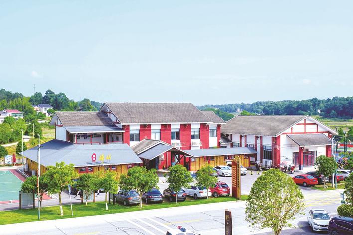 由文化站升級改造而成的“福臨驛站”，可提供度假、研學(xué)、會議、拓展、愛國主義教育等各類旅游線路，供游客自主選擇。 長沙縣供圖