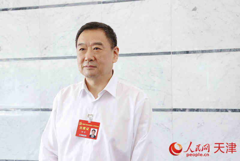 天津市第十二次黨代會代表、天津市政府副秘書長、市衛(wèi)生健康委黨委副書記、主任顧清 人民網(wǎng) 孫翼飛攝