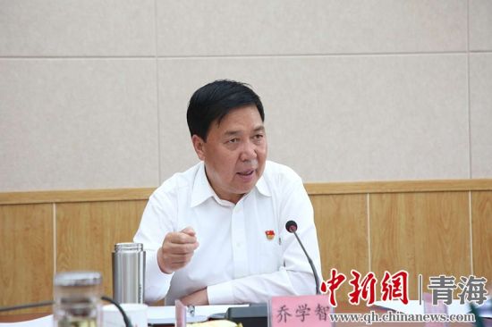 圖為黃南州州長喬學智講話。黃宣攝