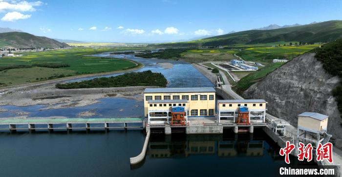 圖為引大濟(jì)湟調(diào)水總干渠的樞紐。(資料圖) 青海省水利廳 供圖