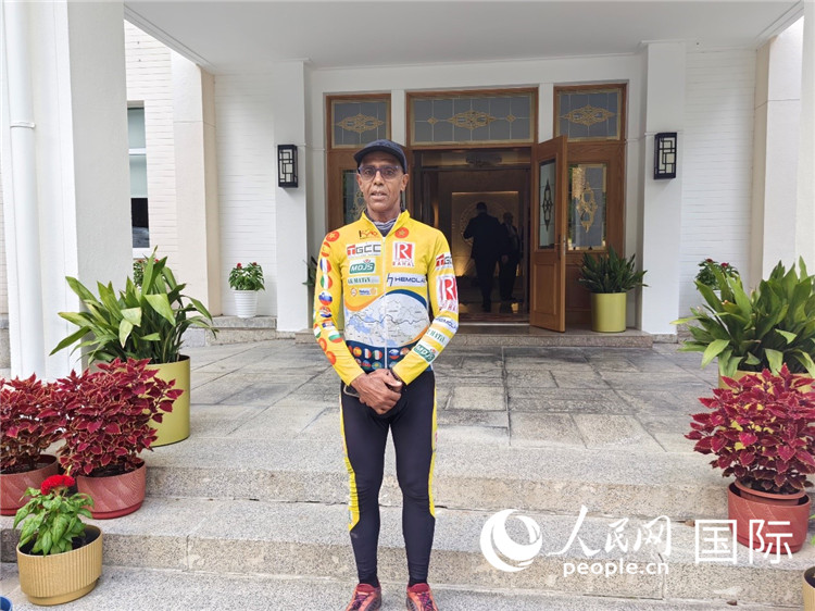 9月6日，卡里姆·穆斯塔在摩洛哥駐華大使官邸。人民網(wǎng)記者 王晶攝