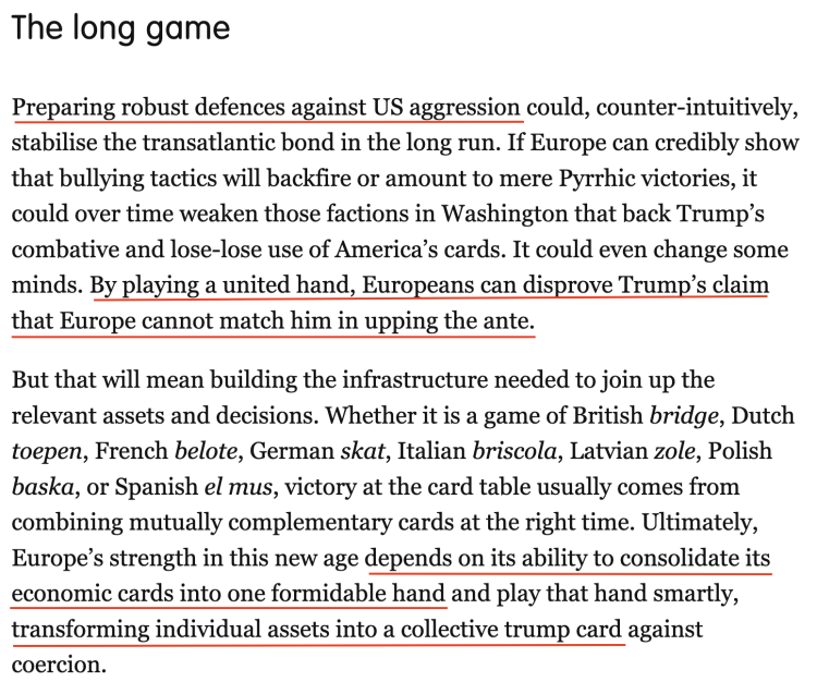 深觀察丨“只要團(tuán)結(jié)，歐盟反制美國(guó)的王牌很多”