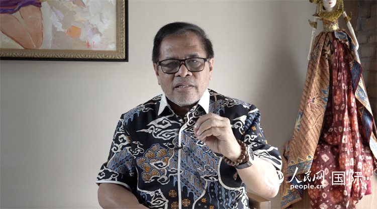 5月14日，印度尼西亞大使周浩黎接受人民網(wǎng)專訪。人民網(wǎng) 王婧攝