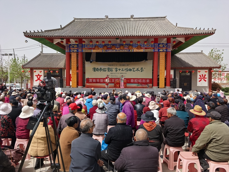 “一元劇場”下鄉(xiāng)演出現(xiàn)場（資料圖）。代九奎攝