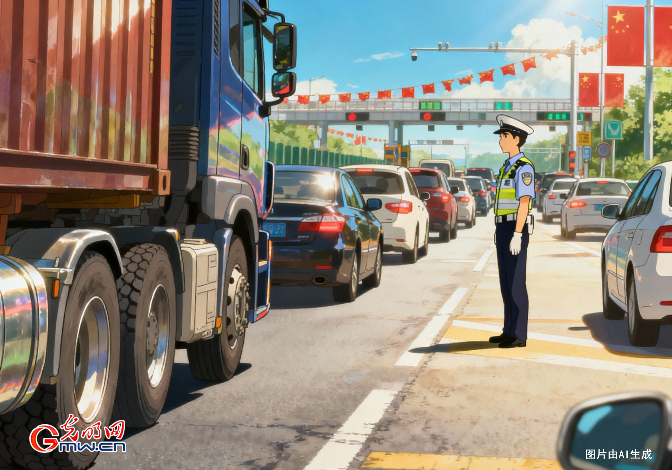 【光明漫評(píng)】國慶煙火氣，離不開勞動(dòng)者的守護(hù)