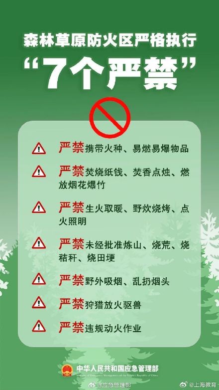 清明將至，一定做到“7個嚴(yán)禁”“6個要”！