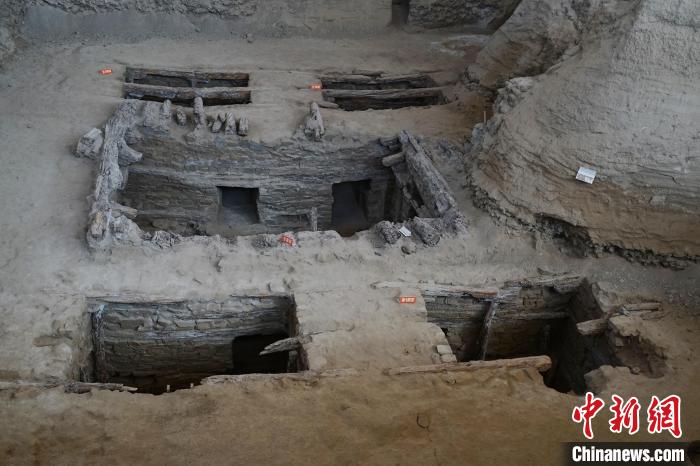 圖為2018血渭一號(hào)墓。　馬銘言 攝