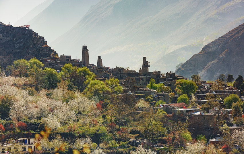 四川省阿壩州理縣桃坪村。四川省文旅廳供圖