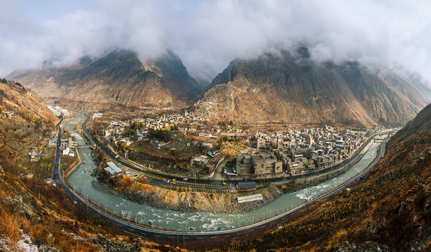 四川省阿壩州理縣桃坪村。四川省文旅廳供圖