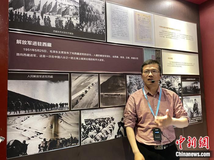 張慶沖在講解。彭寧鈴 攝