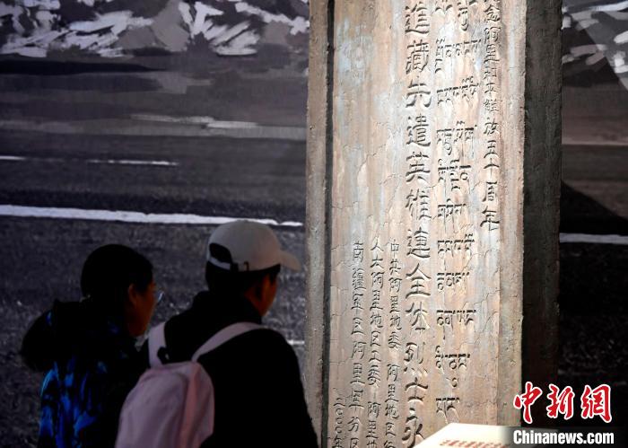 圖為5月18日，觀眾正在欣賞展覽。　李林 攝