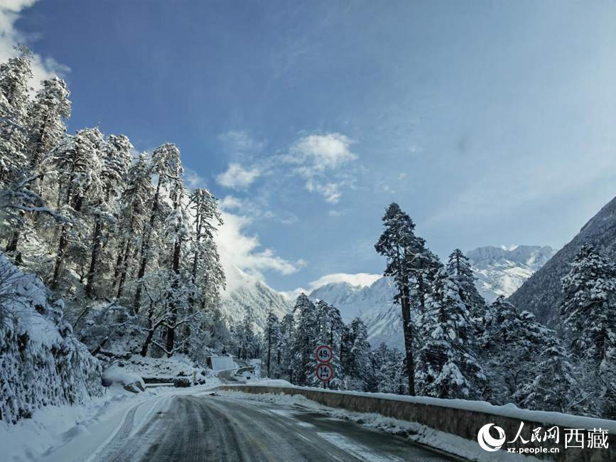 扎墨公路。人民網(wǎng) 李海霞攝